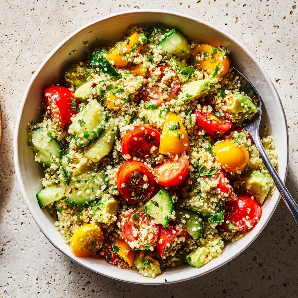 Healthy Avocado Quinoa Salad