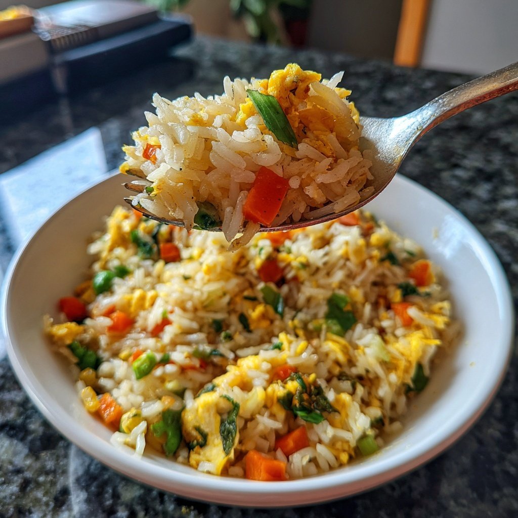 Quick 10 Minute Egg Fried Rice
