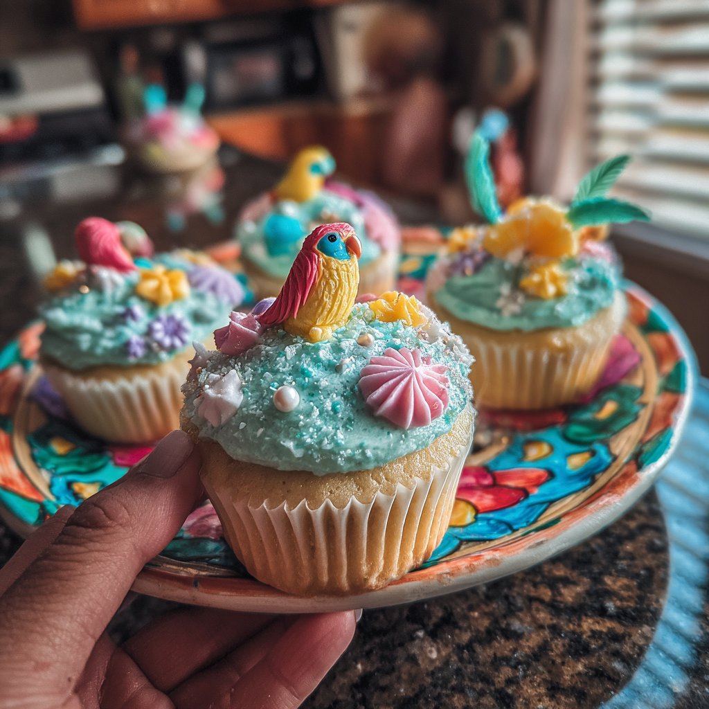 Delightful Parrot Cupcake Designs