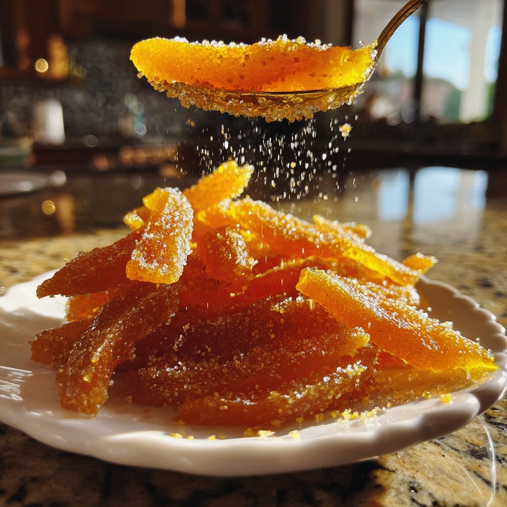 Candied Orange Peel Homemade Treats