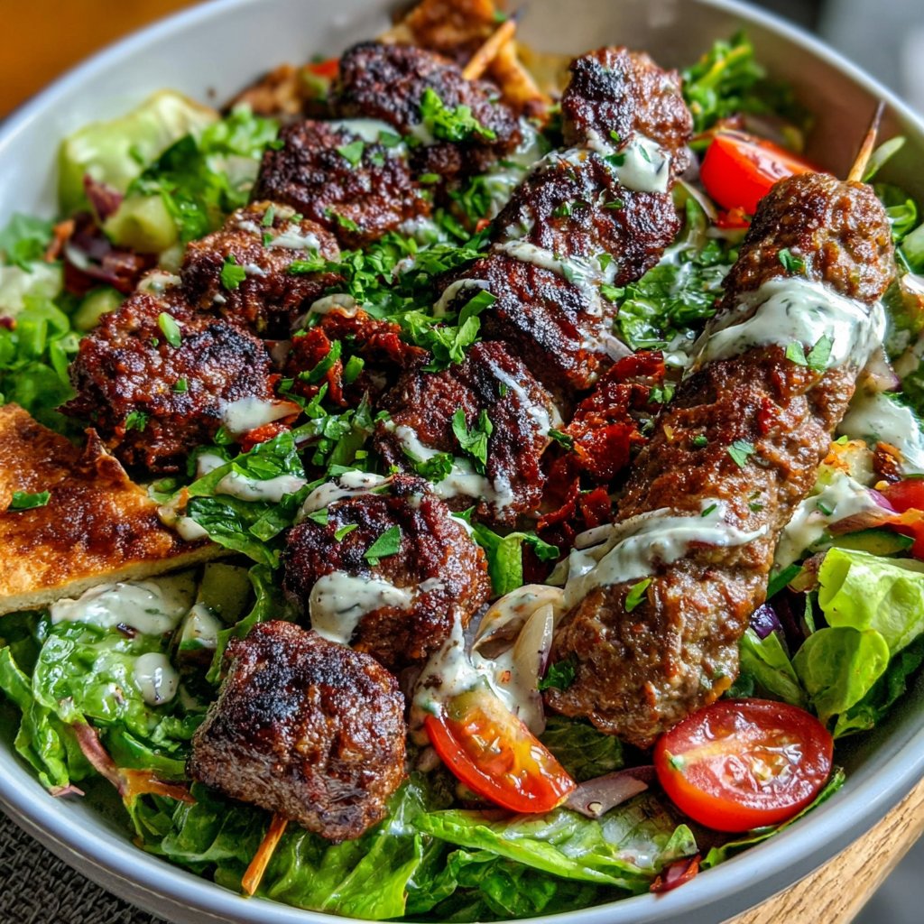 Beef Kofta Salad Bowl