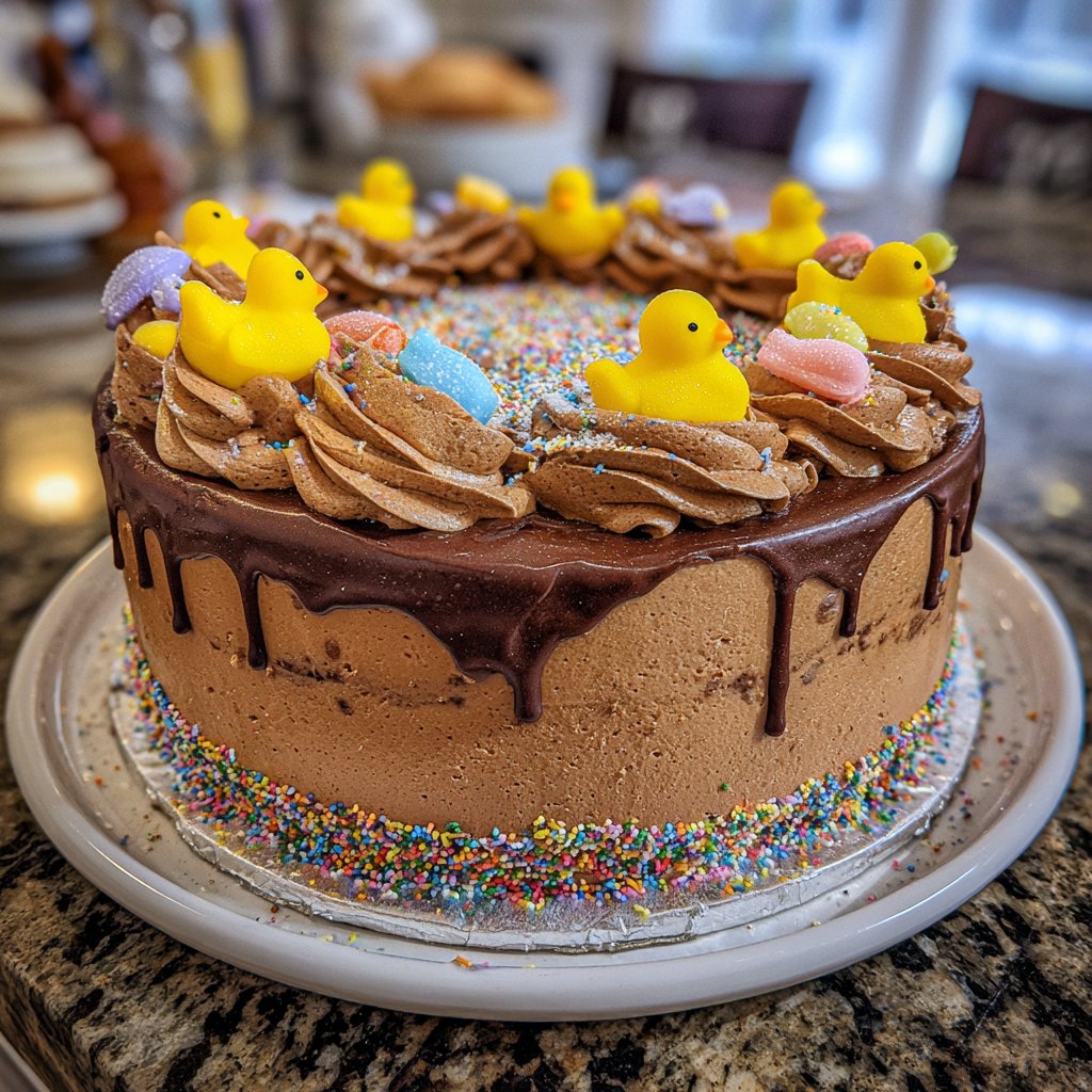 Chocolate Jellycat Birthday Cake