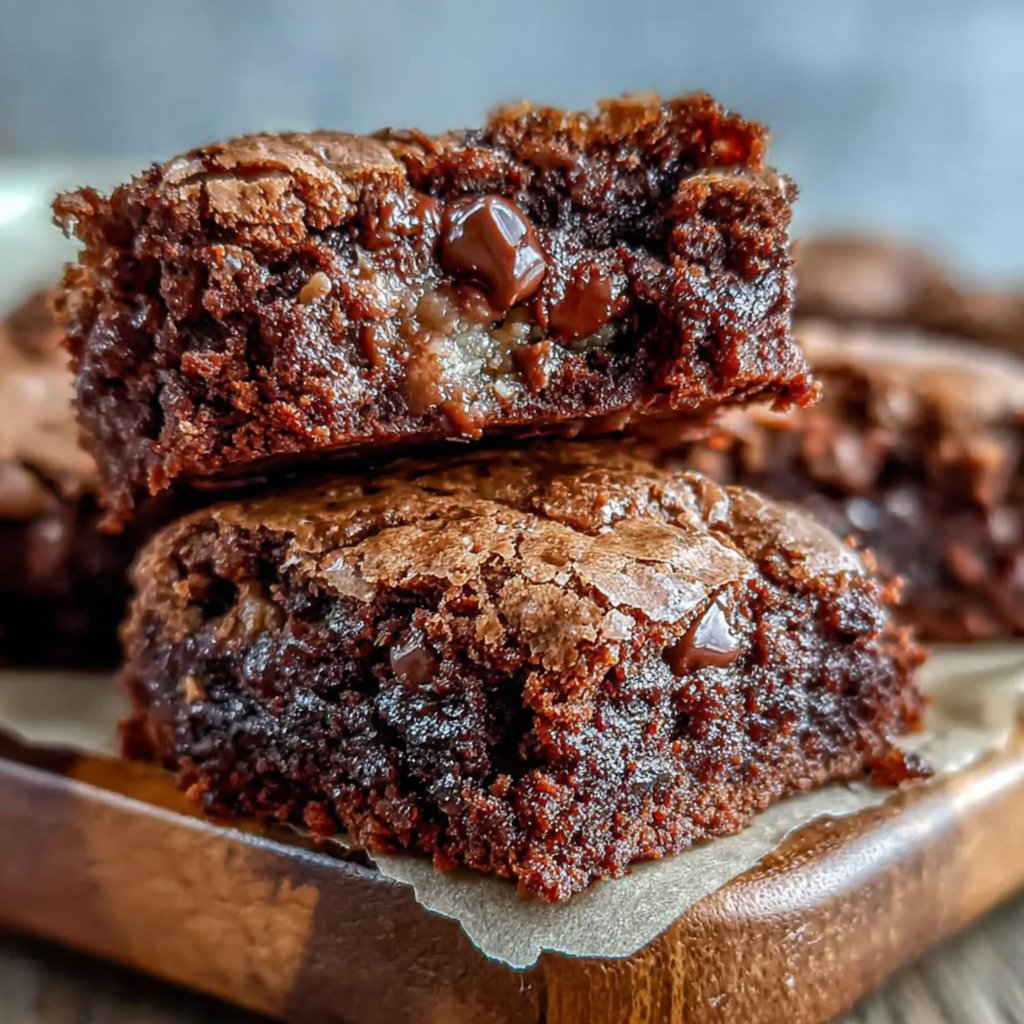 Chewy Chocolate Chip Brownies