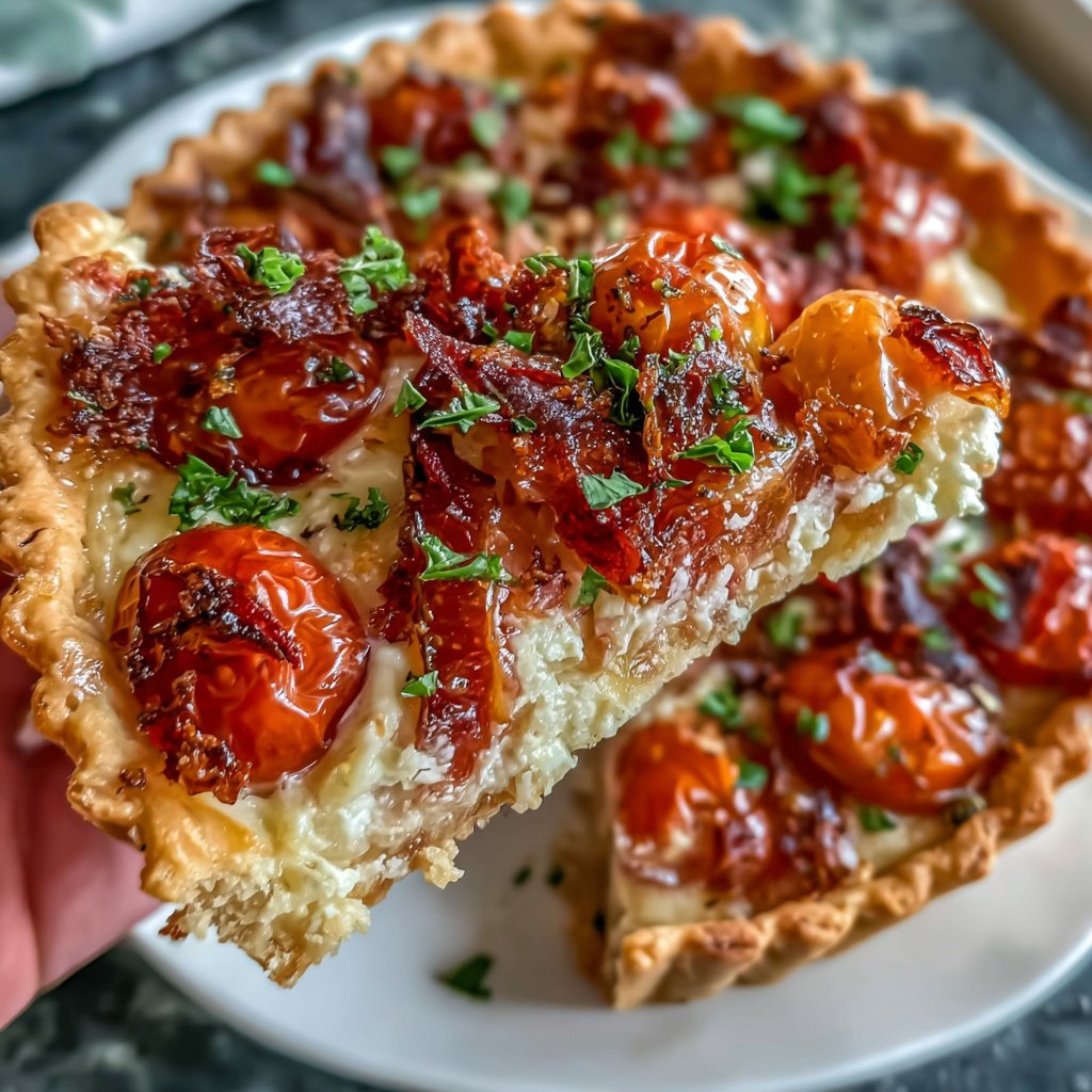 Sunkissed Tomato Tart for Brunch
